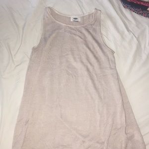 beige tank top